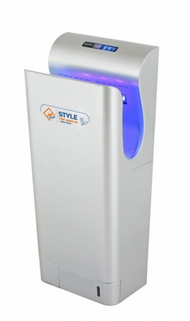 Jet Dryer STYLE Stříbrný ABS