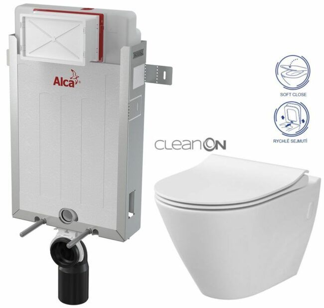 ALCADRAIN Renovmodul předstěnový instalační systém bez tlačítka + WC
