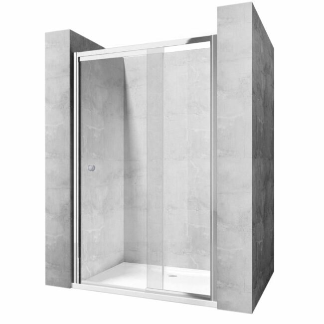 Rea Průhledné sprchové dveře 80-100x190