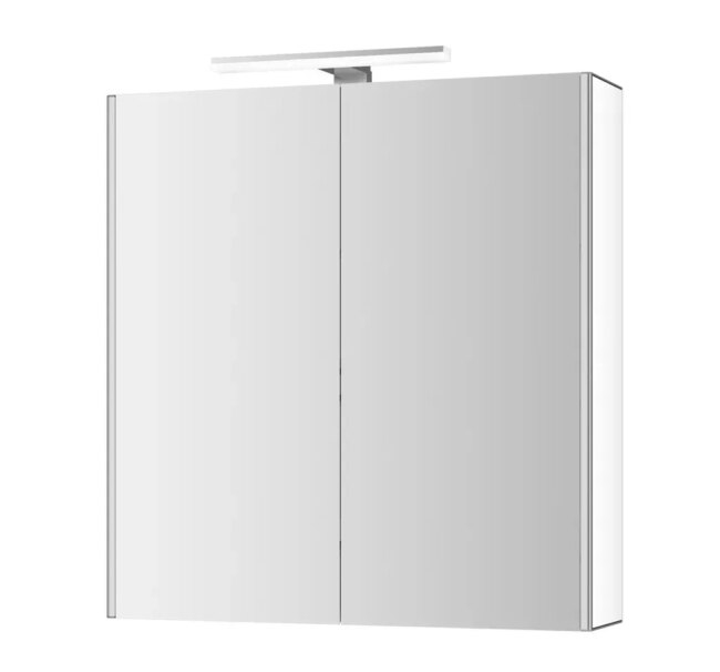 JOKEY DekorALU LED bílá zrcadlová skříňka hliníková 124512020-0110