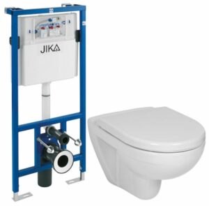 předstěnový instalační systém bez tlačítka + WC JIKA LYRA