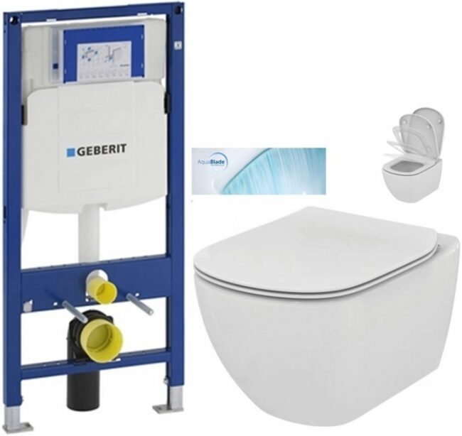 GEBERIT Duofix bez tlačítka + WC Ideal Standard Tesi