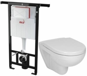 ALCADRAIN Jádromodul předstěnový instalační systém bez tlačítka + WC JIKA