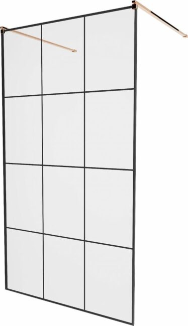 MEXEN/S KIOTO samostatně stojící sprchová zástěna 100 x 200 cm