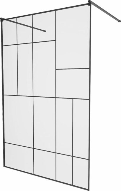 MEXEN/S KIOTO samostatně stojící sprchová zástěna 130 x