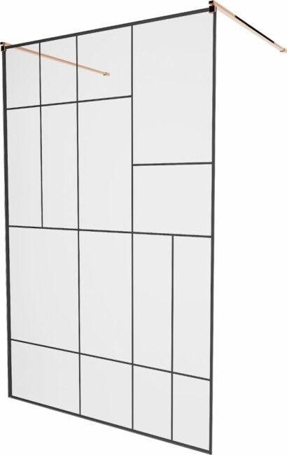 MEXEN/S KIOTO samostatně stojící sprchová zástěna 130 x 200 cm
