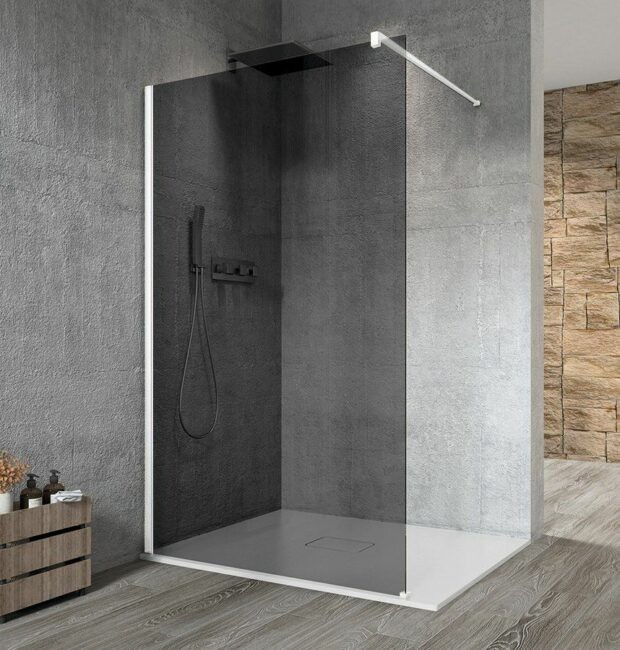 GELCO VARIO WHITE jednodílná sprchová zástěna k instalaci
