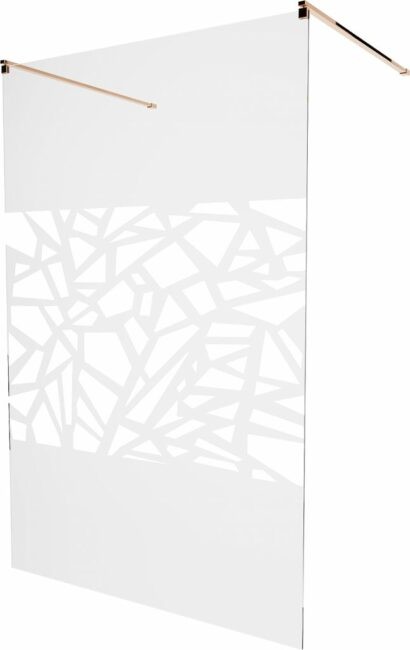 MEXEN/S KIOTO samostatně stojící sprchová zástěna 110 x 200 cm