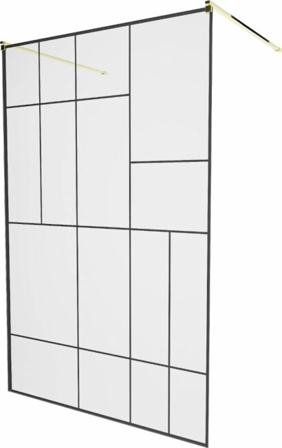 MEXEN/S KIOTO samostatně stojící sprchová zástěna 110 x 200