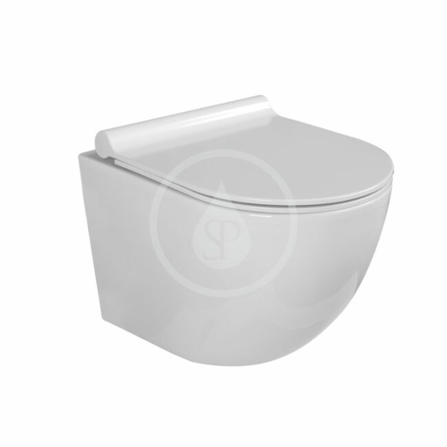 Kielle Gaia Závěsné kompaktní WC se sedátkem SoftClose