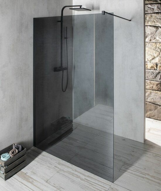 GELCO VARIO BLACK jednodílná sprchová zástěna k instalaci ke
