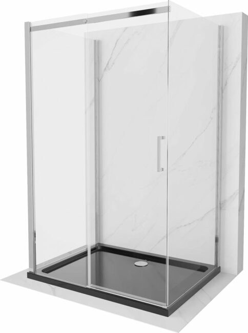 MEXEN/S OMEGA sprchový kout 3-stěnný 100x100 cm