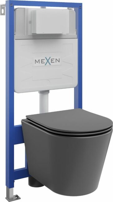 MEXEN/S WC předstěnová instalační sada Fenix Slim s mísou WC