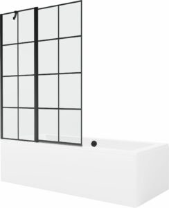 MEXEN/S Cube obdélníková vana 170 x 80 cm s panelem
