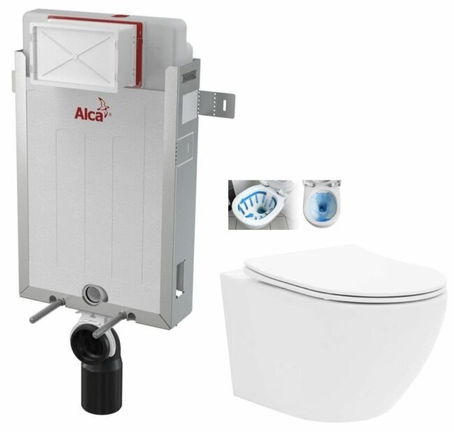 ALCADRAIN Renovmodul předstěnový instalační systém bez tlačítka + WC