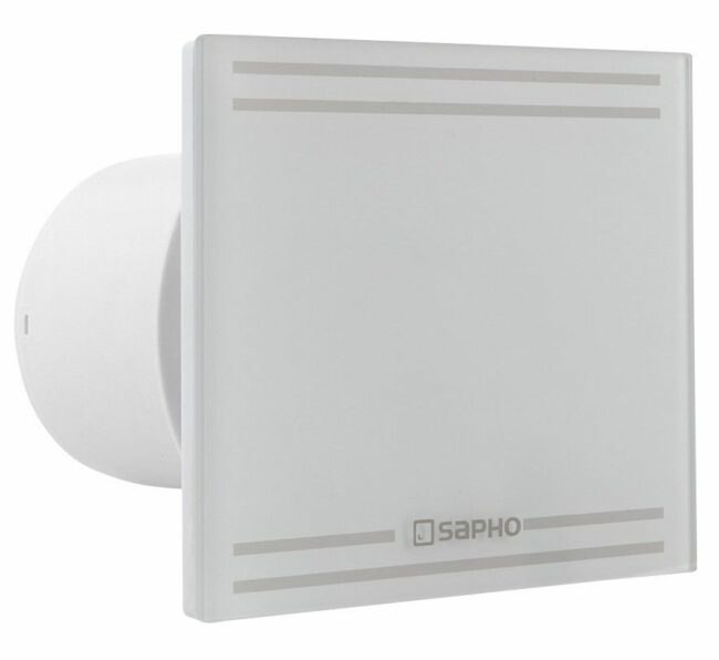 SAPHO GLASS koupelnový ventilátor axiální