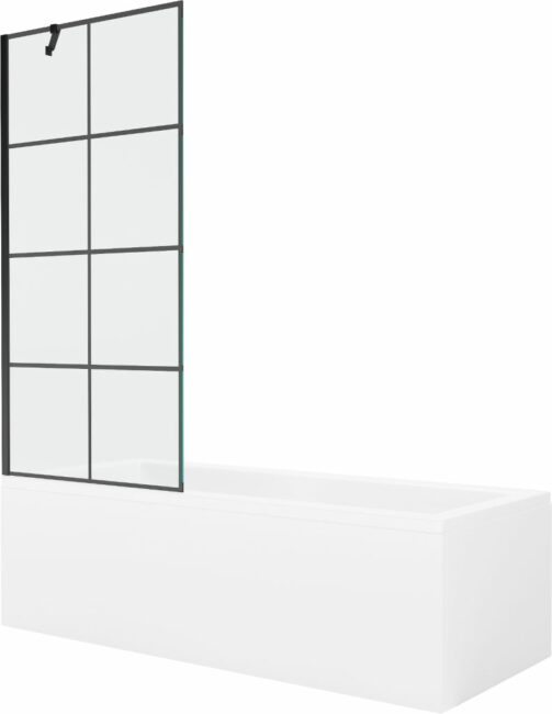 MEXEN/S Cubik obdélníková vana 150 x 70 cm s panelem