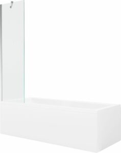 MEXEN/S Cubik obdélníková vana 160 x 70 cm s panelem