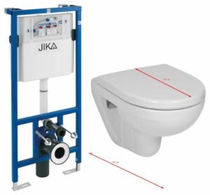 předstěnový instalační systém bez tlačítka + WC JIKA LYRA PLUS