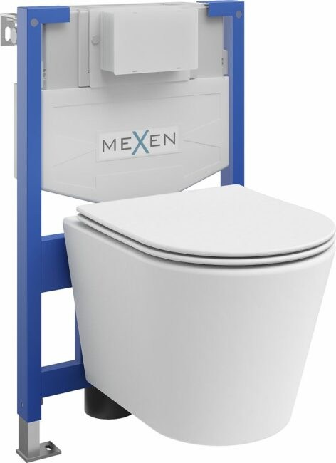 MEXEN/S WC předstěnová instalační sada Fenix XS-F s mísou WC