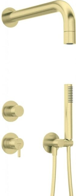 DEANTE Silia kartáčované zlato jednorukojeťová baterie Podomítkový sprchový