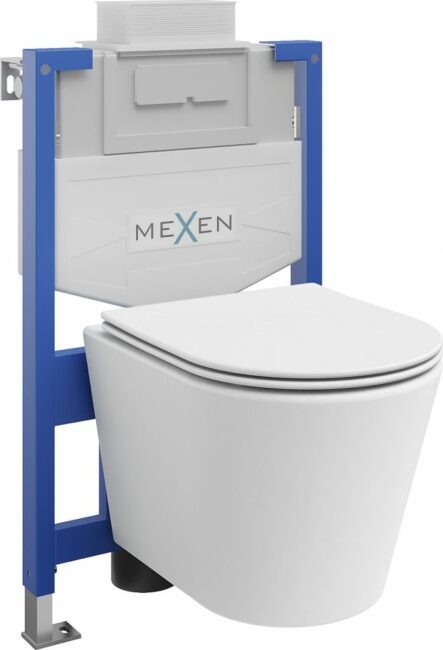 MEXEN/S WC předstěnová instalační sada Fenix XS-U s mísou WC