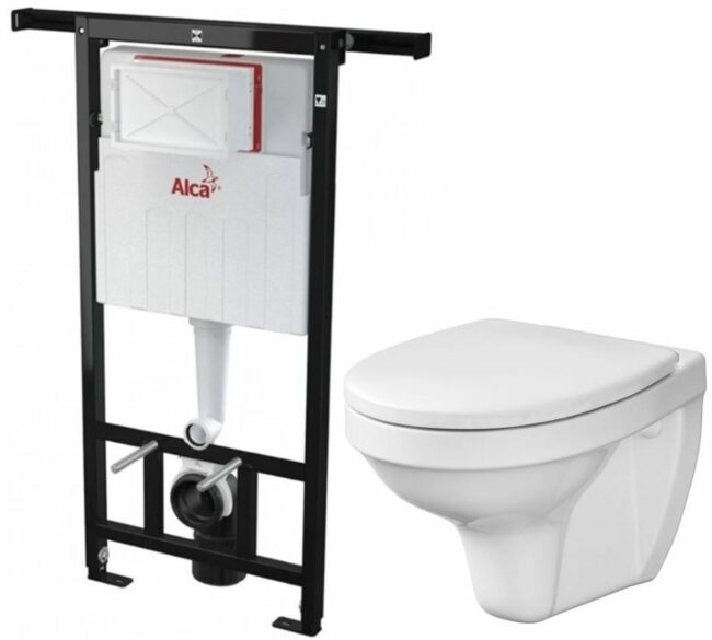 ALCADRAIN Jádromodul předstěnový instalační systém bez tlačítka + WC
