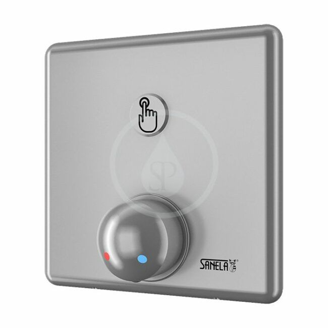 SANELA Senzorové sprchy Ovládání sprch piezo tlačítkem se směšovací baterií