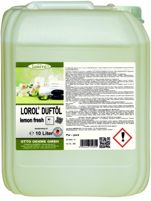 Osvěžovač vzduchu Oehme Lorol Lemon 380