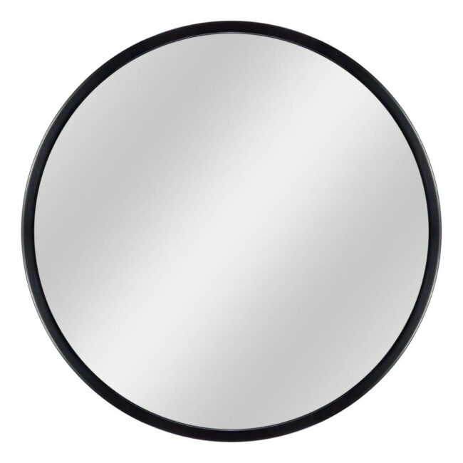 HOPA Zrcadlo bez osvětlení HALLE BLACK Průměr 60