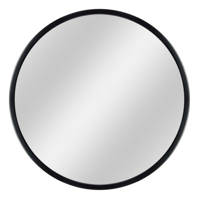 HOPA Zrcadlo bez osvětlení HALLE BLACK Průměr 70