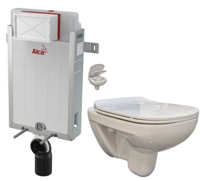 ALCADRAIN Renovmodul předstěnový instalační systém bez tlačítka + WC bez